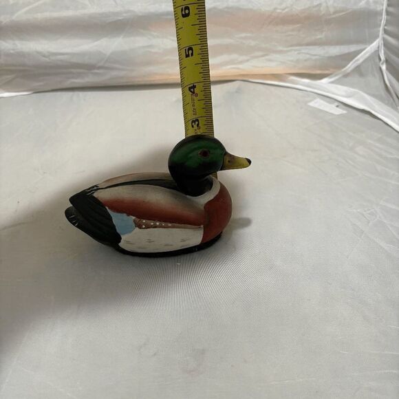 Vintage Jasco Mallard Duck Porcelain Lint Remover Brush 1980's Collectible - Picture 8 of 8